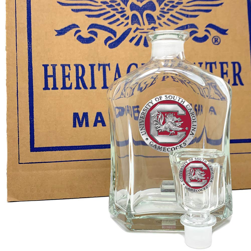 Amazon.com | Heritage Pewter Auburn Decanter with 2 Glasses